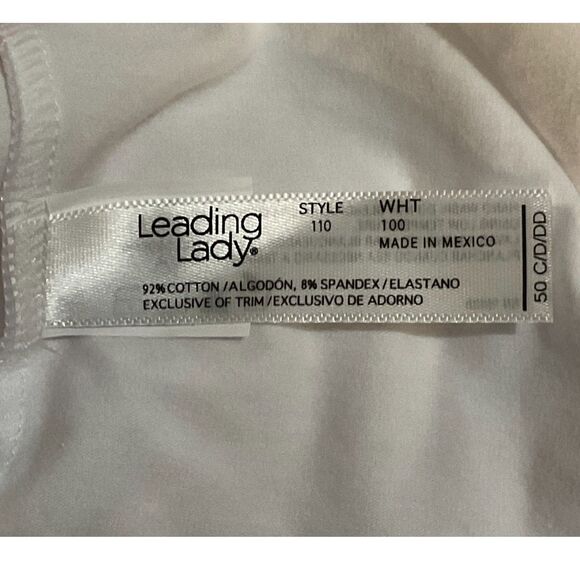 Leading Lady The Meryl - Cotton Front-Closure Comfort & Sleep Bra - Picture 3 of 5